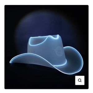 Neon cowboy - wrangler white cowboy hat - new